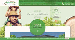 Desktop Screenshot of maisons-bois-clairlande.com
